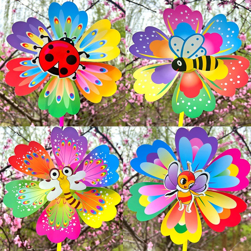 Games Garden Party - 1Pcs Cartoon Flower Shaped Insect Handheld
