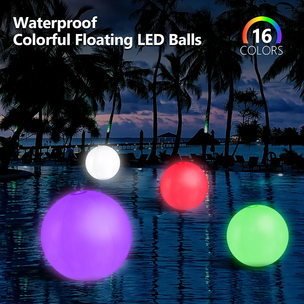 Games Garden Party - Inflatable Pool Beach Ball 16 Colors