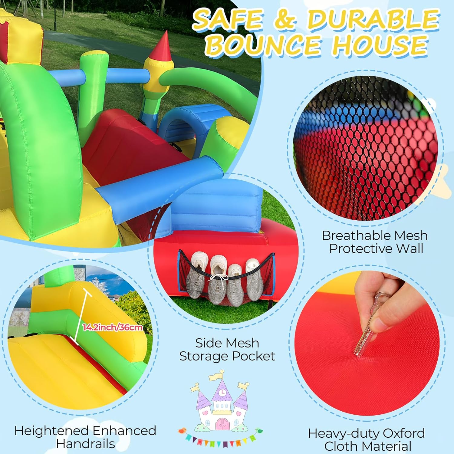 18 x 8.2FT Inflatable Obstacle - مراجعة Kids Party Games وسعره