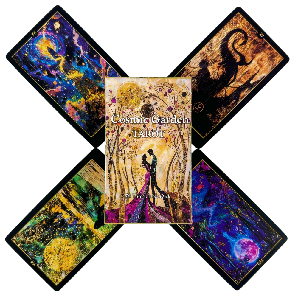 Cosmic Garden Tarot Deck Tarot - مراجعة Games Garden Party وسعره