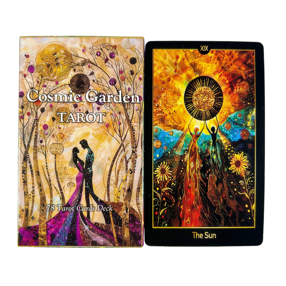 Cosmic Garden Tarot Deck Tarot - مراجعة Games Garden Party وسعره