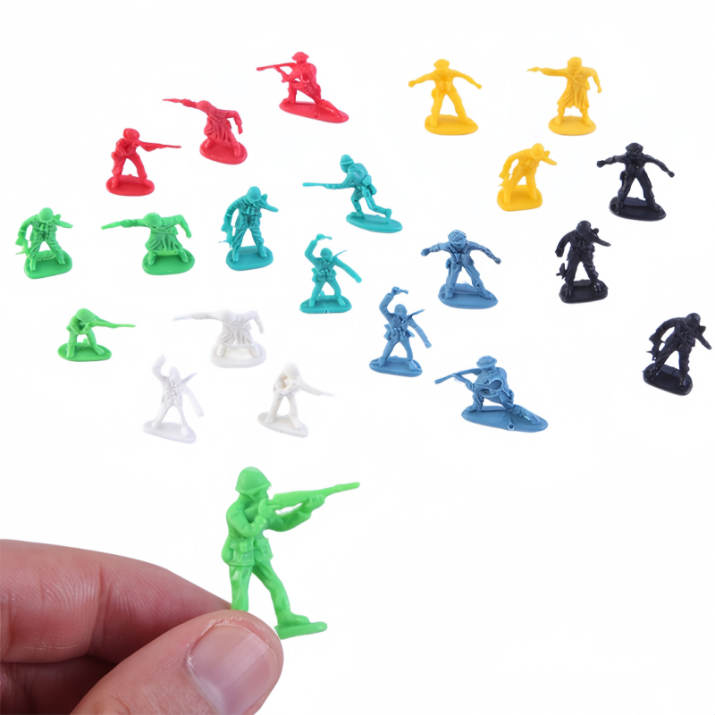 30Pcs Mini 3cm Little Soldier  - مراجعة Party Games Mini وسعره