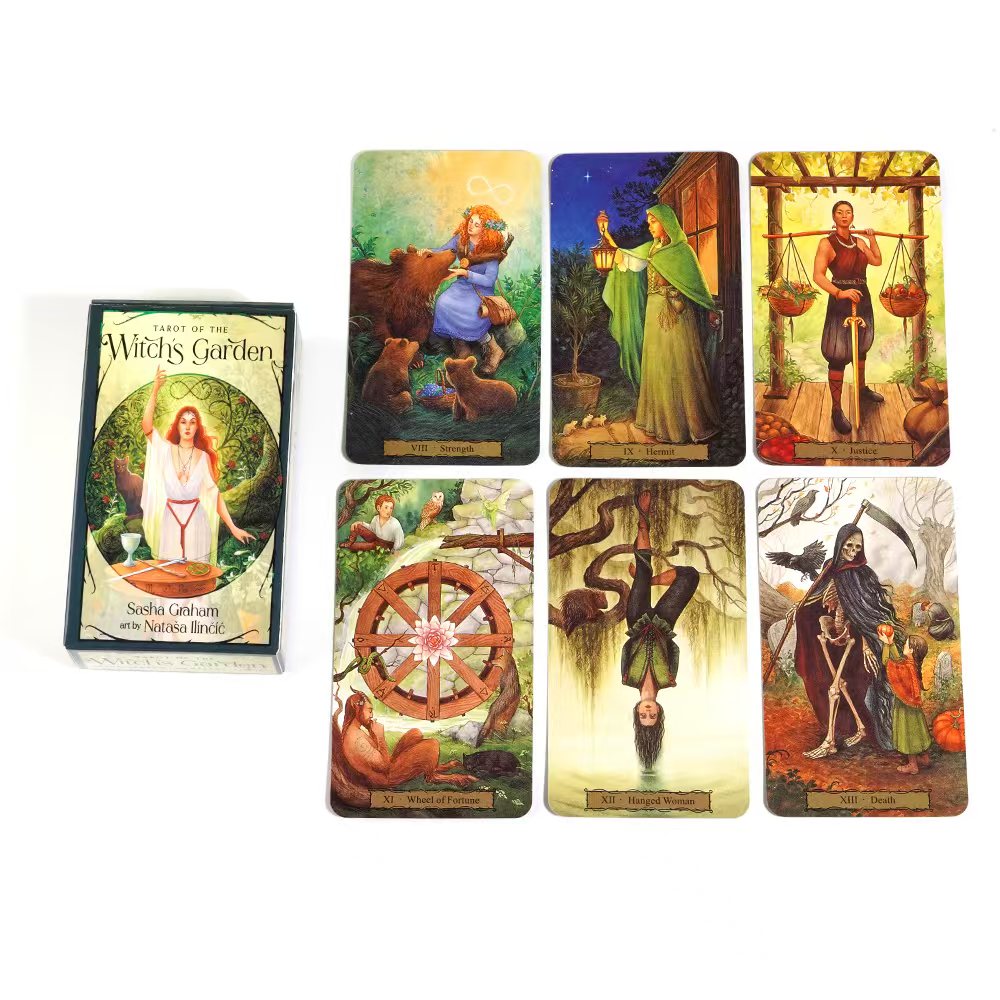 Witch's Garden Tarot Decks Hig - مراجعة Games Garden Party وسعره
