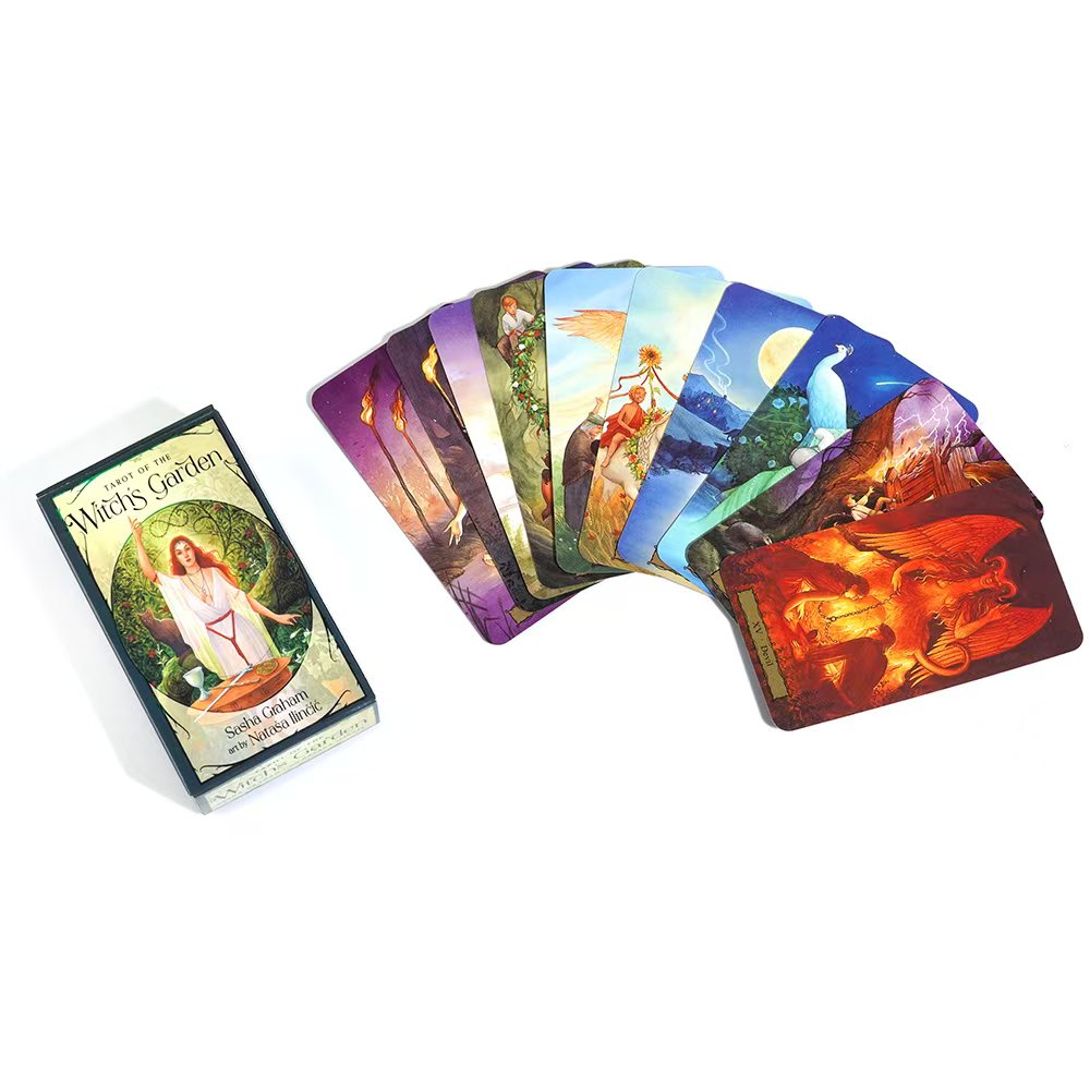Witch's Garden Tarot Decks Hig - مراجعة Games Garden Party وسعره
