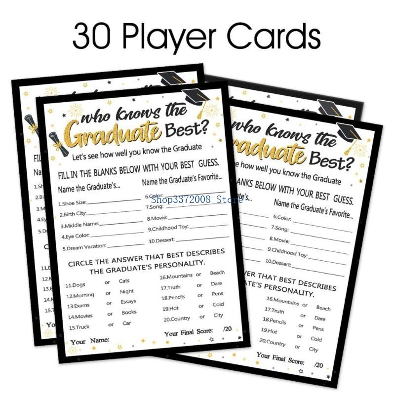 Who Knows Graduate Best Gradua - مراجعة Party Games Best وسعره