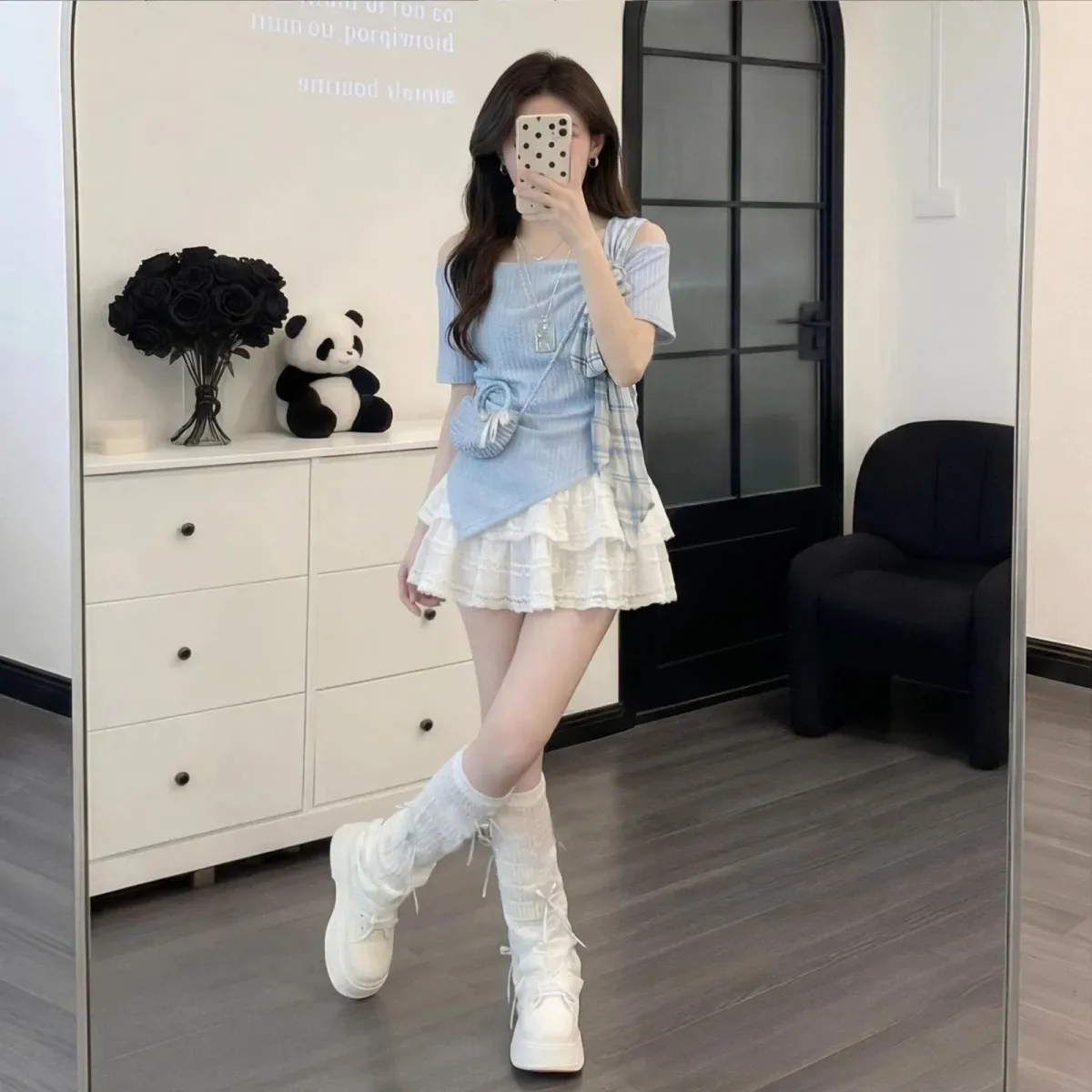 Women's Korean Summer Sweet Bl - مراجعة Party Games Mini وسعره