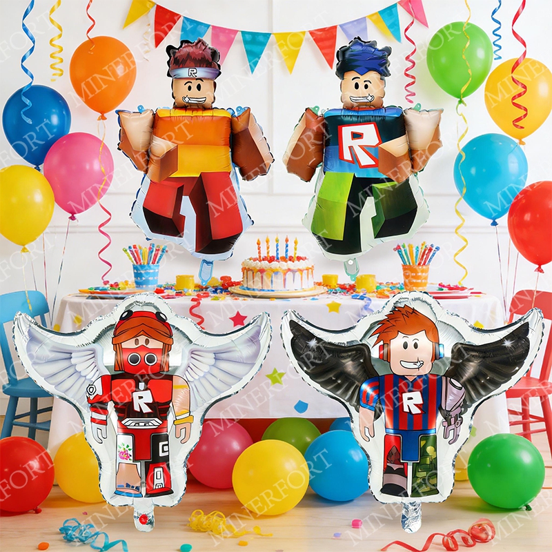 2pcs Cartoon Robloxed Aluminum - مراجعة Party Games In Roblox وسعره