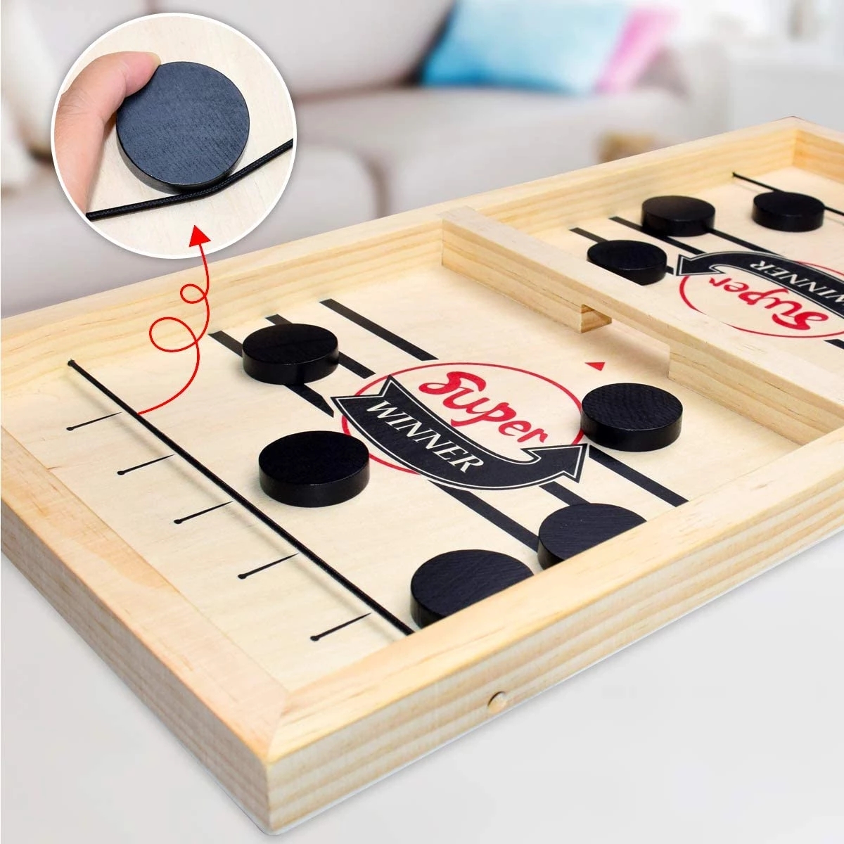 Table Hockey Paced Sling Puck  - مراجعة Party Games App وسعره
