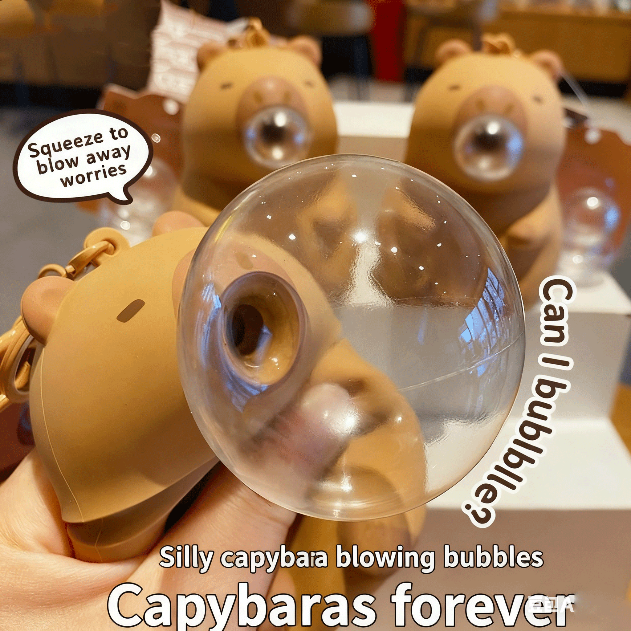 Capybara Doll Pinch Pendant To - مراجعة Kids Party Games وسعره