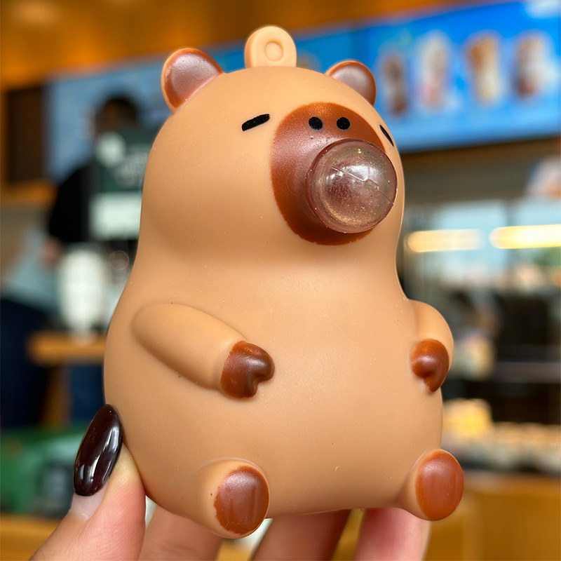 Capybara Doll Pinch Pendant To - مراجعة Kids Party Games وسعره