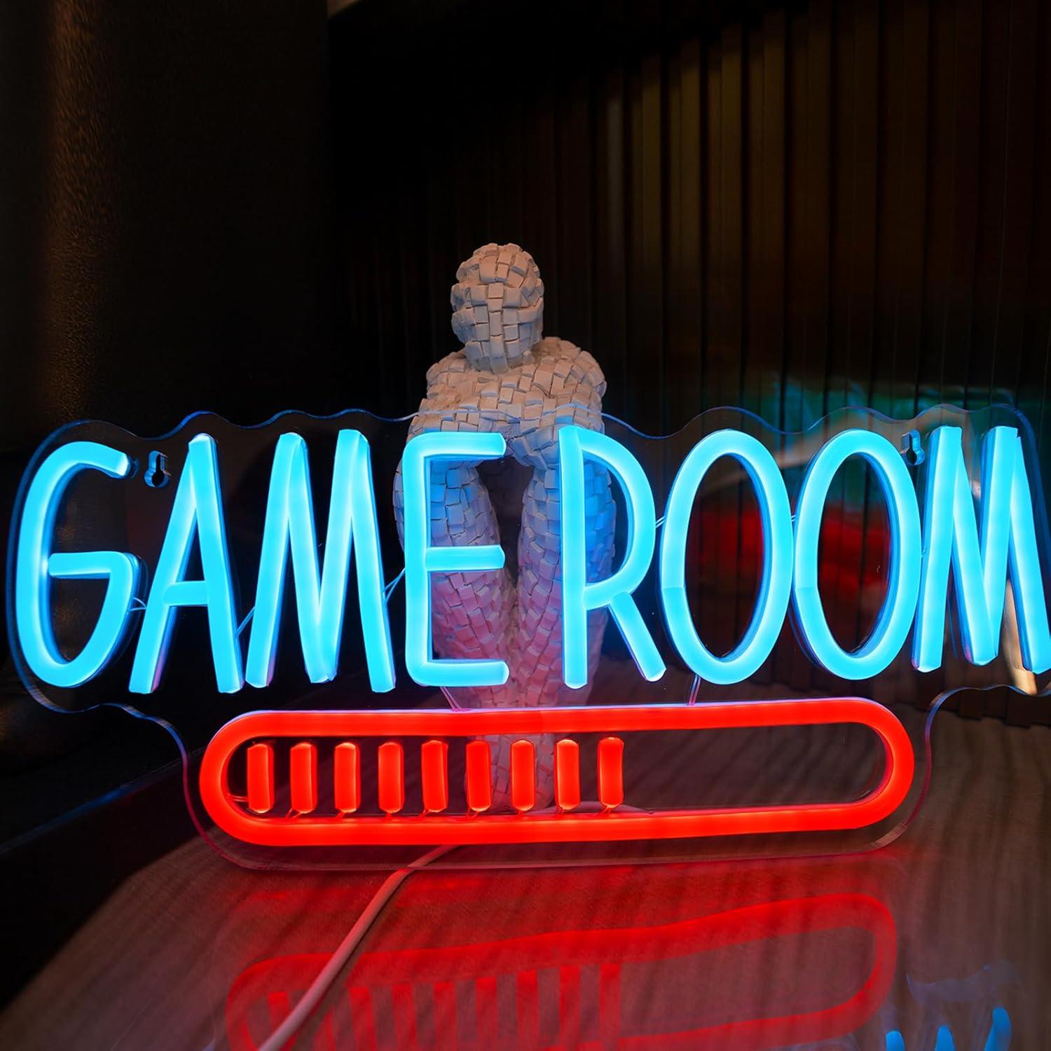 Game Room Neon Sign USB Powere - مراجعة Kids Party Games وسعره
