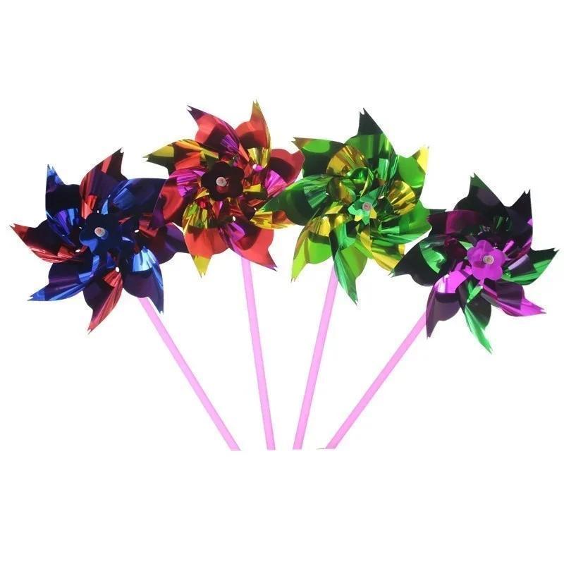 6Pcs Plastic Windmill Pinwheel - مراجعة Games Garden Party وسعره