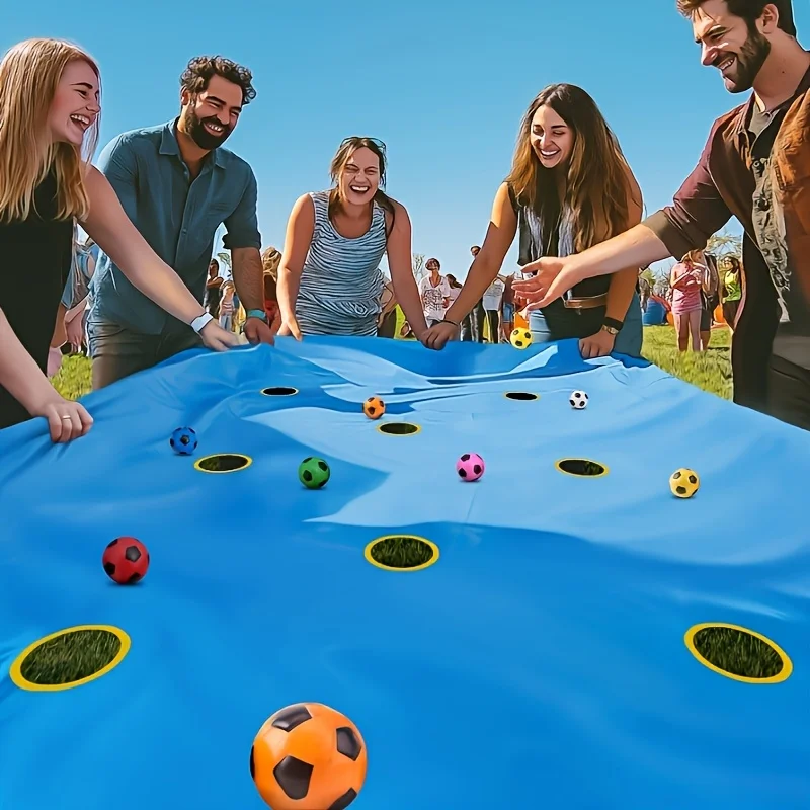 Team Building Cave Cloth Outdo - مراجعة Kids Party Games وسعره