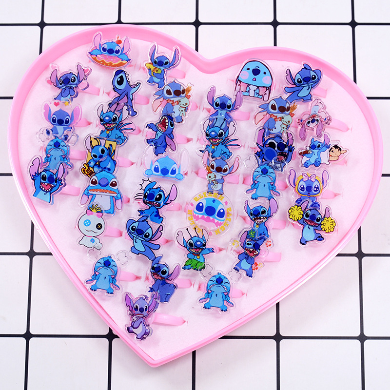 Stitch Acrylic Ring 10/20pcs K - مراجعة Kids Party Games وسعره