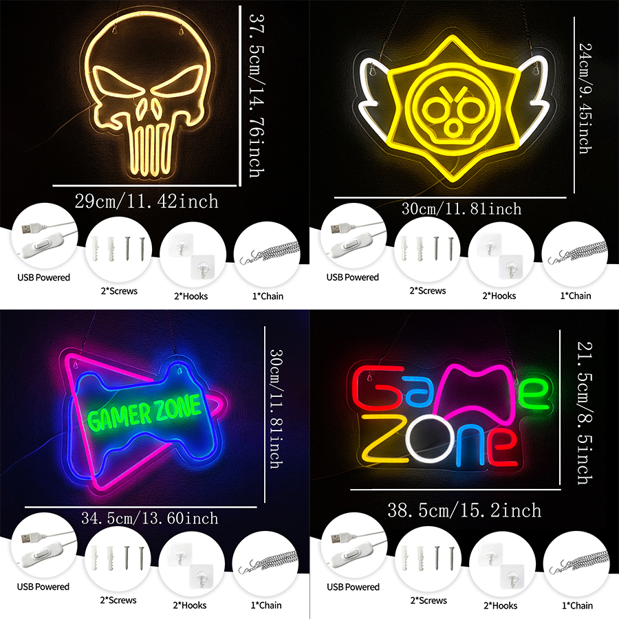 Game Zone Led Neon Sign, Stran - مراجعة Party Games Best وسعره