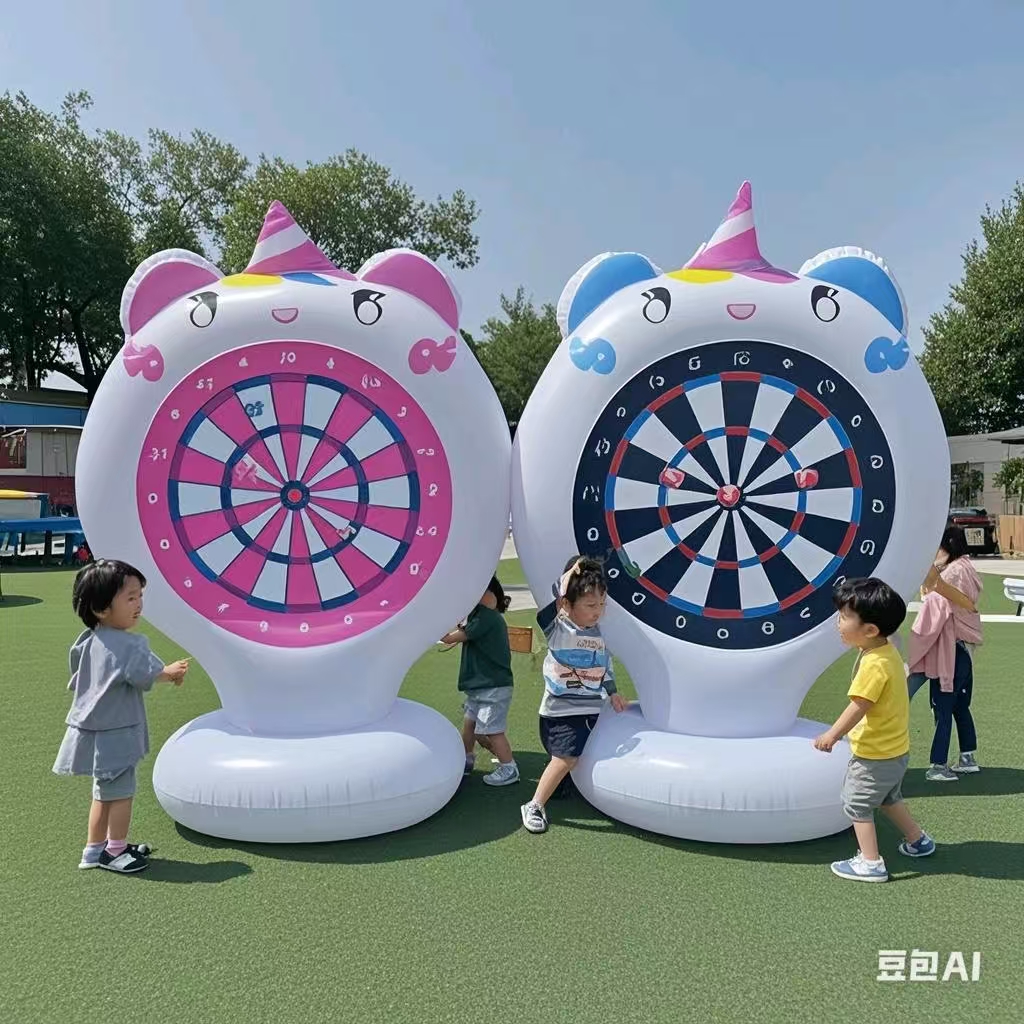 Inflatable Unicorn Throwing Ga - مراجعة Kids Party Games وسعره